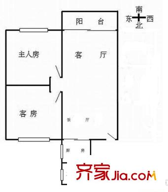 電子研究所宿舍 戶型圖3