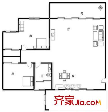 翠碧苑 戶型圖 1