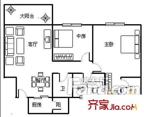 翠碧苑 戶型圖 4