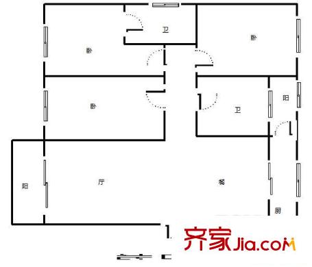 長城嘉苑戶型圖03 