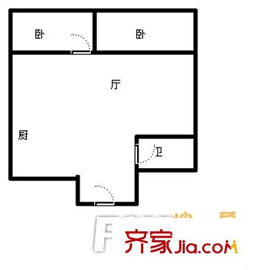 馳宇大廈 戶型圖1