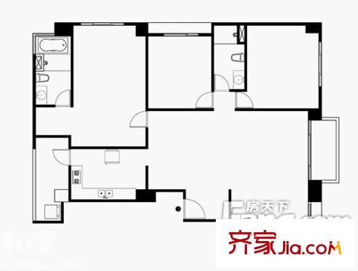 工會大院 戶型圖