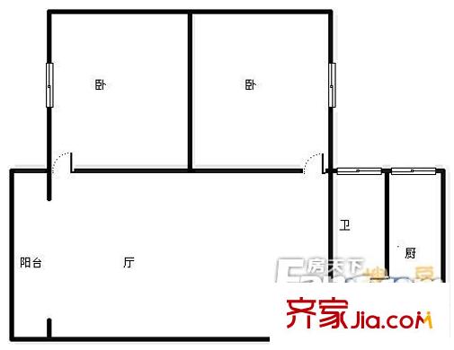 玉君佳苑 戶型圖 2