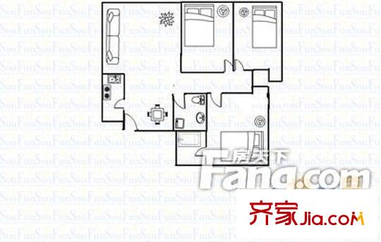 玉君佳苑 戶型圖 3