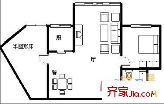 朝陽新村戶型圖01 