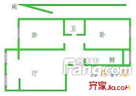啤酒廠宿舍 戶型圖 4