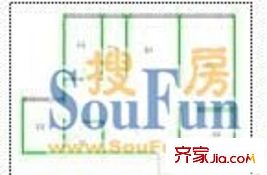 女人大世界 3室 戶型圖