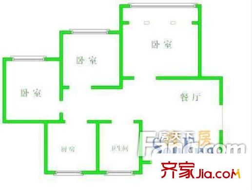 新金橋家園 戶型圖 2