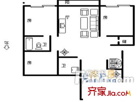 新金橋家園 戶型圖 3