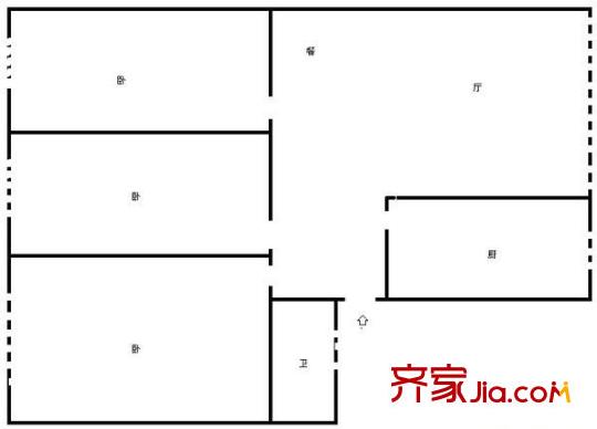 文昌星園 3室 戶型圖