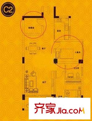 工貿(mào)中心商住樓戶型圖211155996049051d9d50e64 2室2廳1衛(wèi)1廚