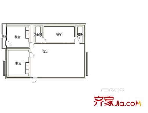 工商局宿舍 戶型圖 3
