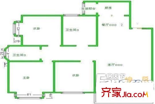 玉君佳苑 戶型圖 4