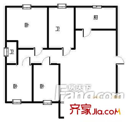 玉君佳苑 戶型圖 6