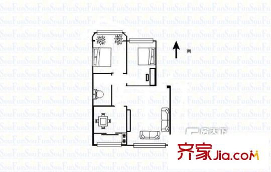 新金橋家園 戶型圖 1