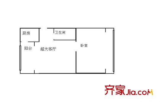 新金橋家園 戶型圖 4