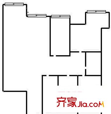 宏泰世家 3室 戶型圖