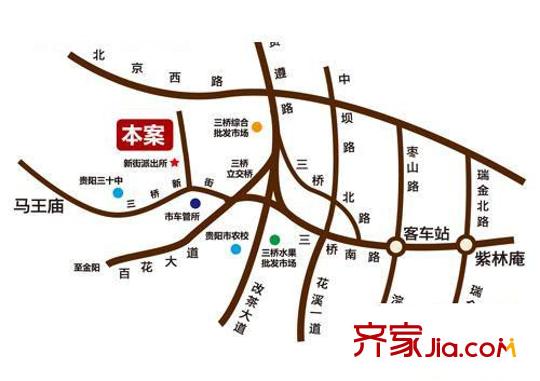 宏業(yè)康馨園交通圖交通示意圖