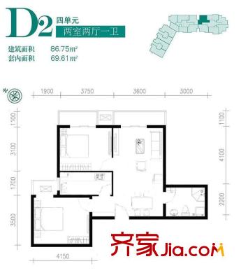 青山領域 戶型圖