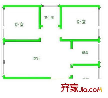 旅華苑 3室 戶型圖