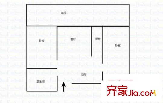 旅華苑 2室 戶型圖