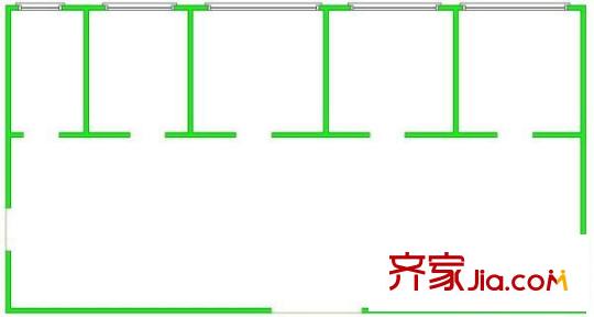 凱賓斯基大廈 5室 戶型圖