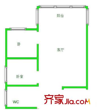 紅盾新寓 2室 戶型圖