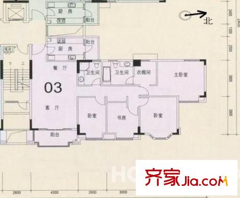 碧園溪林 5室 戶型圖