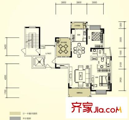 碧園溪林 戶型圖