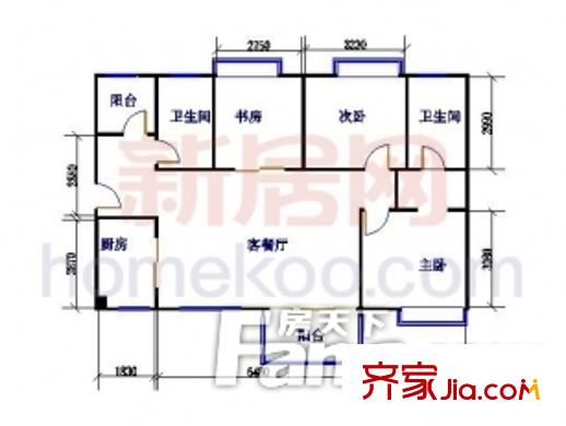 浙江商城附近民宅 戶型圖