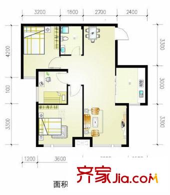 浙江商城附近民宅 戶型圖
