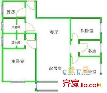 鴻源居 戶型圖