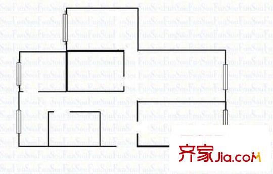 大理小區(qū)17組團(tuán) 3室 戶(hù)型圖