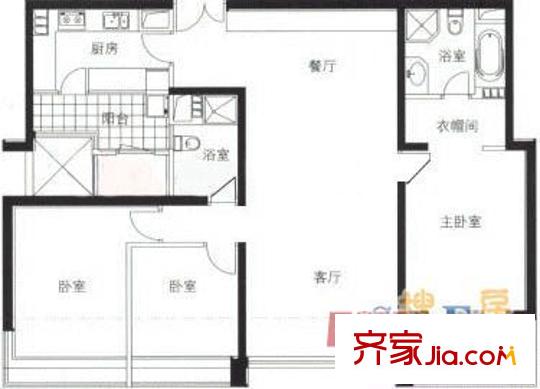 安居樓 戶型圖 1
