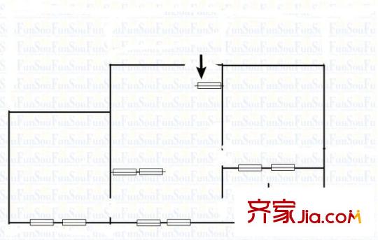 宅吉后花園 3室 戶型圖
