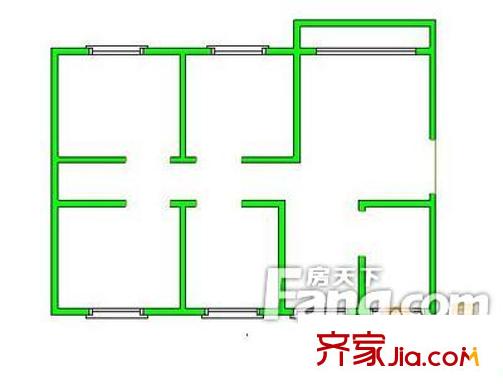 萬(wàn)江公寓 戶型圖 4