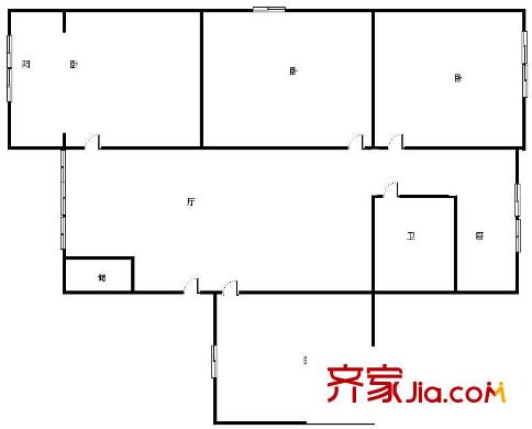 文昌路鴻雁巷 戶型圖 4