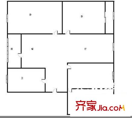 宏福社區(qū) 3室 戶型圖
