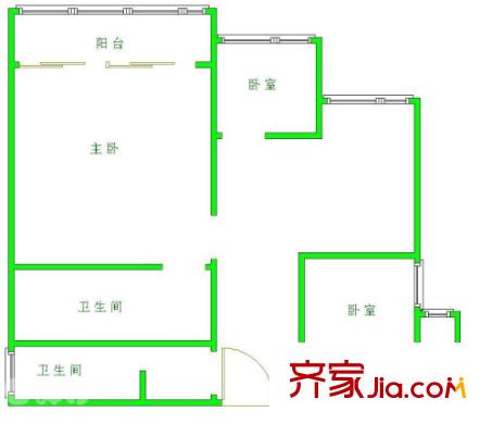千千代公寓 戶(hù)型圖