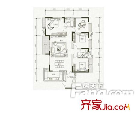 金陽世紀(jì)美食城 4室 戶型圖