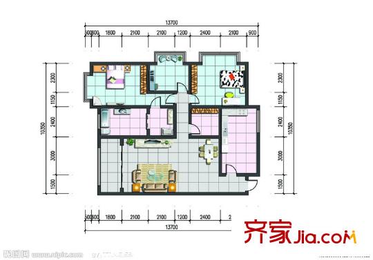 成黔花園 戶型圖 6