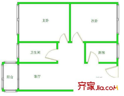 溫州公寓 戶型圖