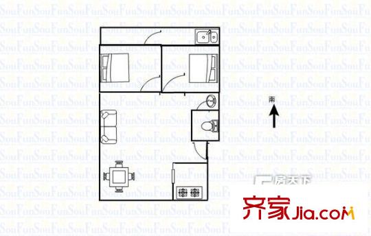溫州公寓 戶型圖 3
