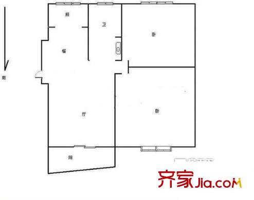 溫州公寓 戶型圖 2