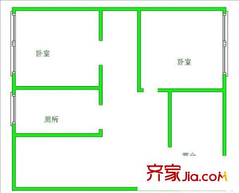 天驕瑞園 4室 戶型圖