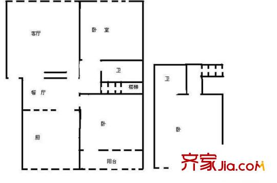 碧園溪林 3室 戶型圖