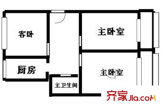 浙江商城附近民宅 戶型圖