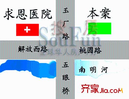 玉廠(chǎng)路276號(hào)商住樓交通圖