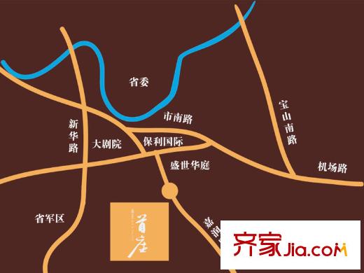 南岳首座交通圖區(qū)位