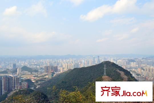 南岳首座配套圖項(xiàng)目周邊南岳山（2013-12-31）